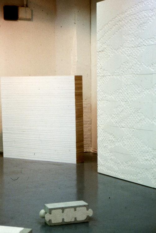 Installation view from "Wall Work"