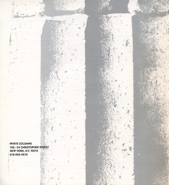 Exhibition catalog for "Update 1989-1990"