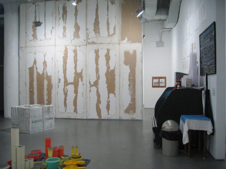Installation view of “Odd Lots: Revisiting Gordon Matta-Clark’s Fake Estates”